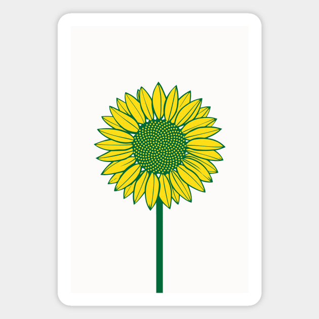 Sunflower Magnet by CreativeSage